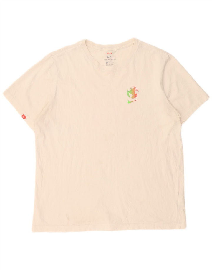 Tricou grafic pentru bărbați Nike Top XL Bumbac alb