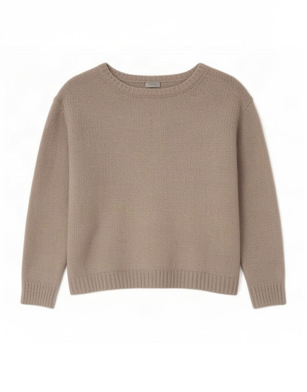 Zara Womens Oversized Boat Neck Jumper Sweater UK 6 XS Grey