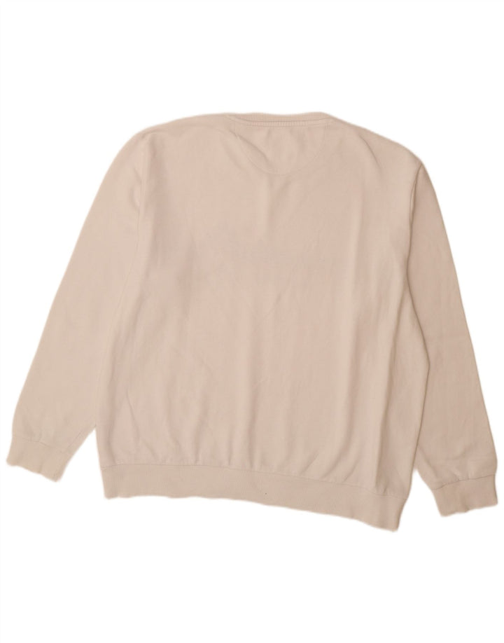 Pulover BURTON pentru bărbați, mare, alb, din bumbac