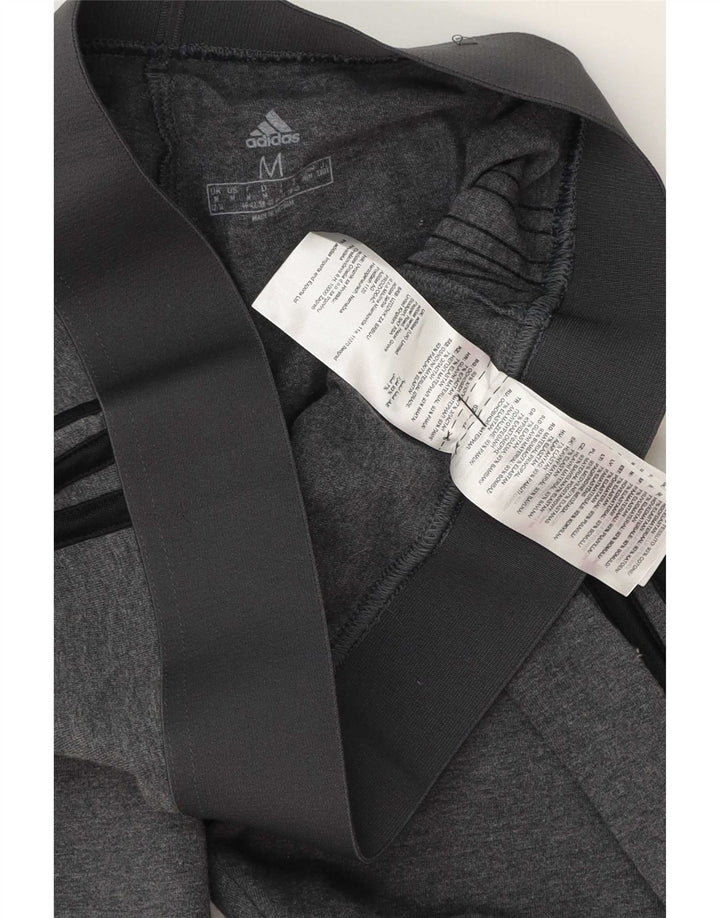 Leggings pentru femei Adidas UK 12/14 bumbac gri mediu
