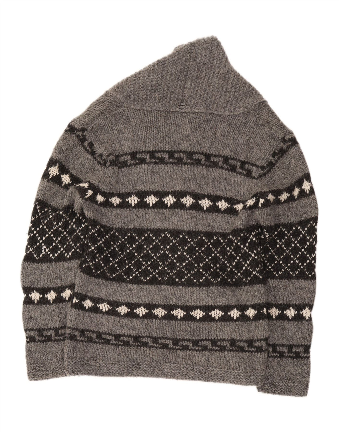 Pulover cardigan pentru bărbați Zara Medium Gri Geometric