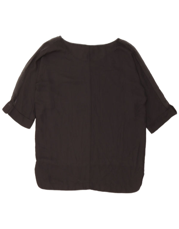 Bluză cu grafică DESIGUAL pentru femei UK 14 Medium Black