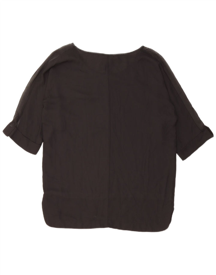 Bluză cu grafică DESIGUAL pentru femei UK 14 Medium Black