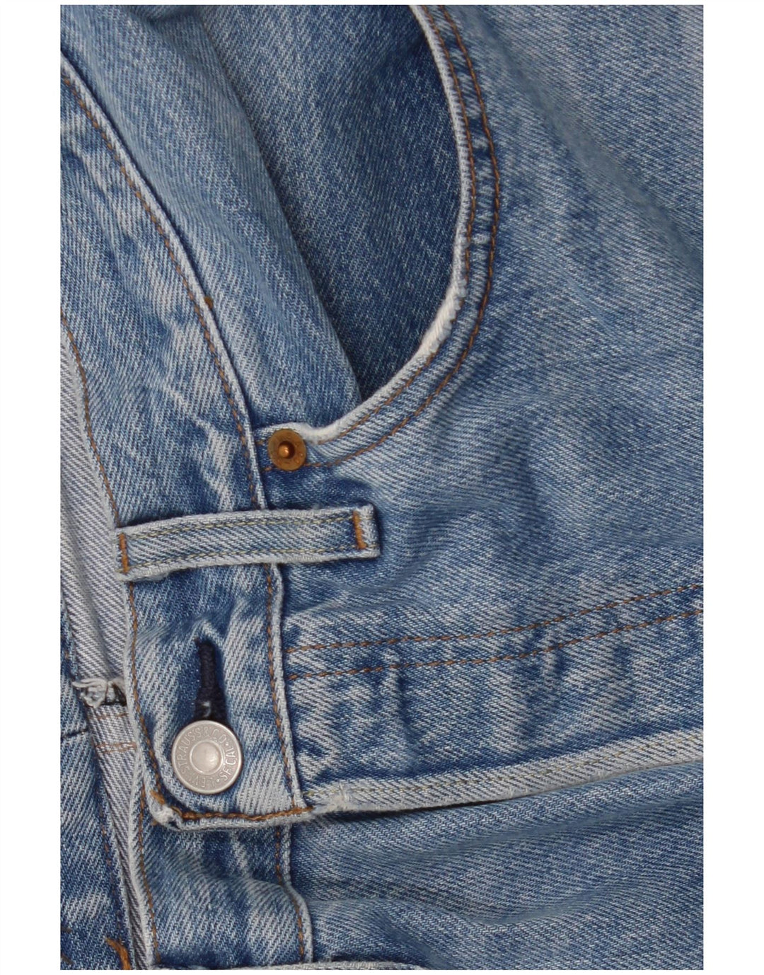 Blugi drepti pentru bărbați Levi's 501 W30 L28 Bumbac albastru