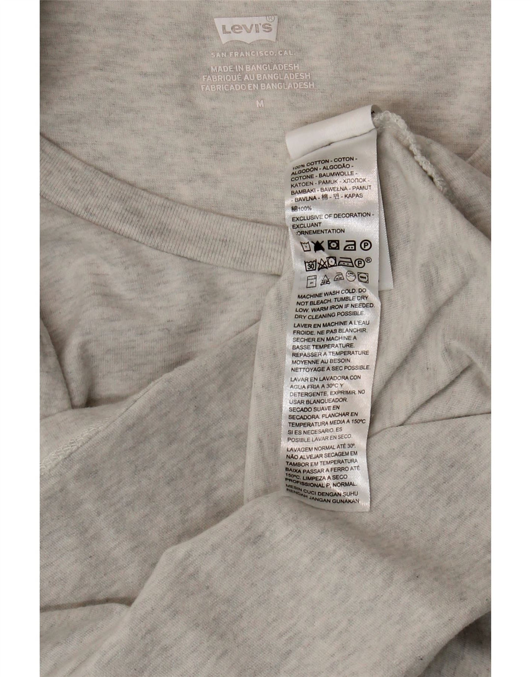 Tricou pentru femei Levi's Top UK 12 Medium Grey Flecked Bumbac