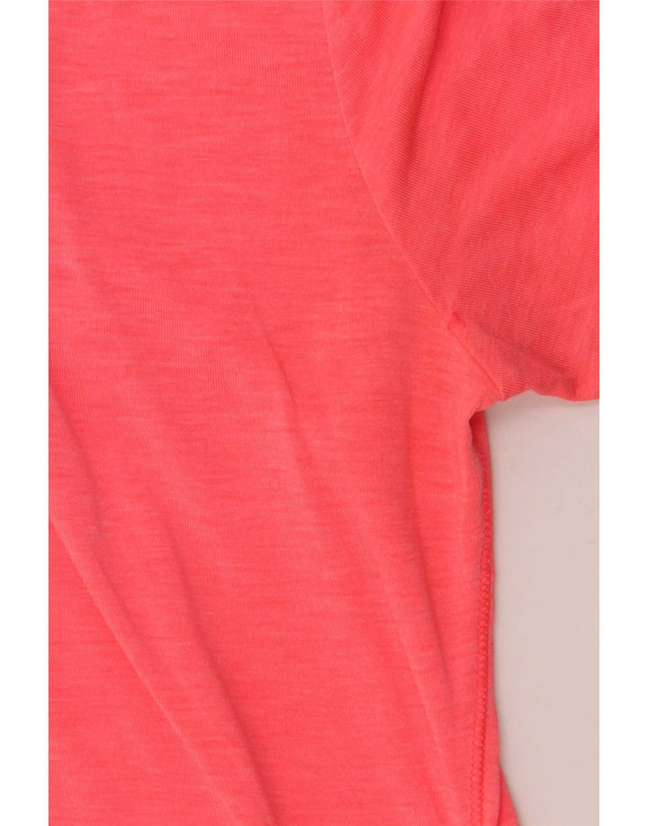Tricou polo Adidas pentru femei UK 10 Poliester roz mic
