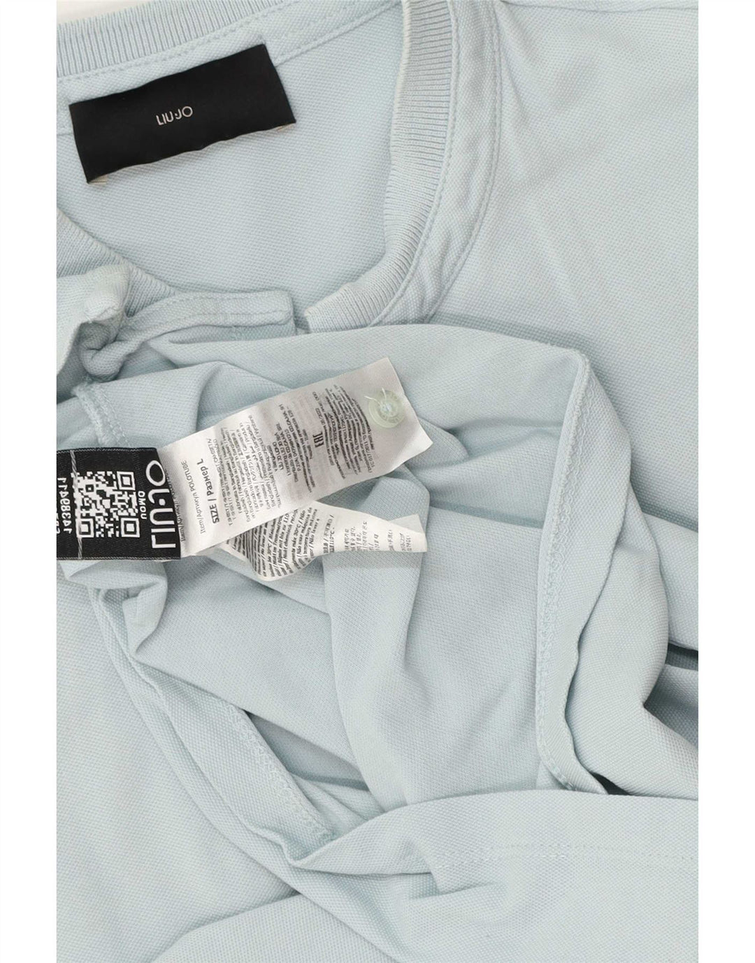 Tricou bărbați Liu Jo Top mare din bumbac albastru