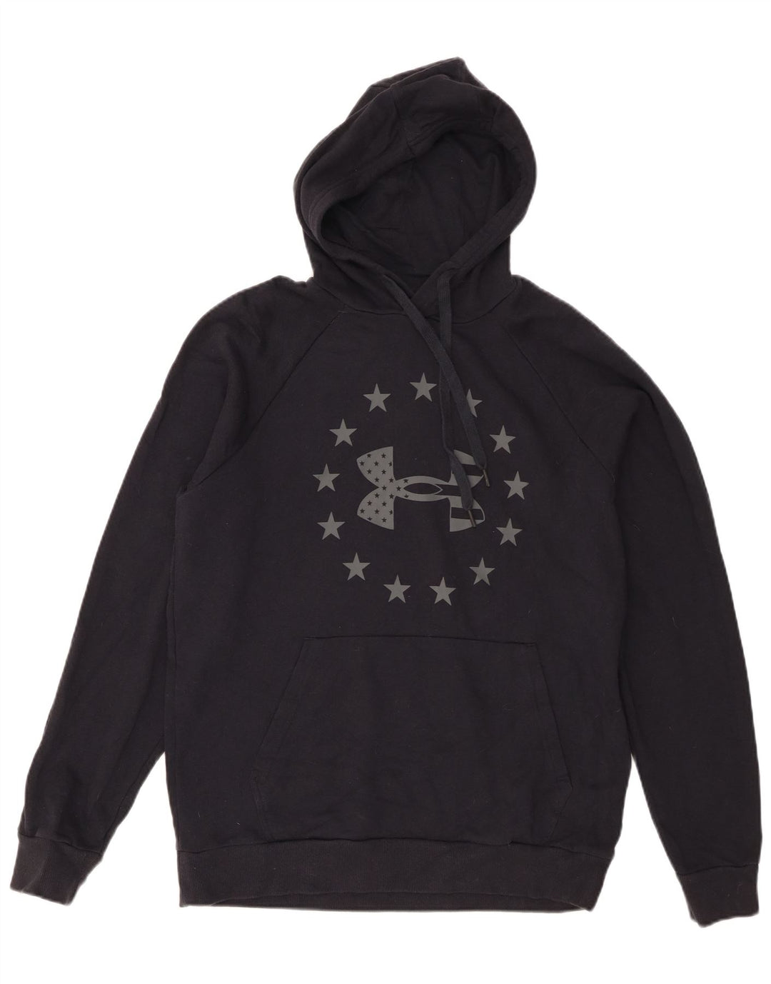 Pulover pentru bărbați Under Armour Graphic Hoodie, bumbac mediu negru