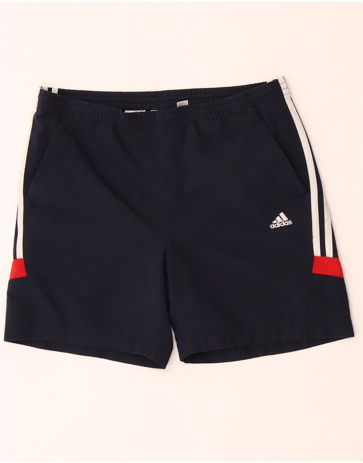 Pantaloni scurți sport pentru băieți Adidas 13-14 ani poliester bleumarin