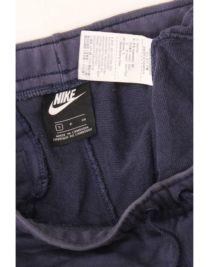 Pantaloni de trening Nike pentru bărbați, mici, albastru, bumbac