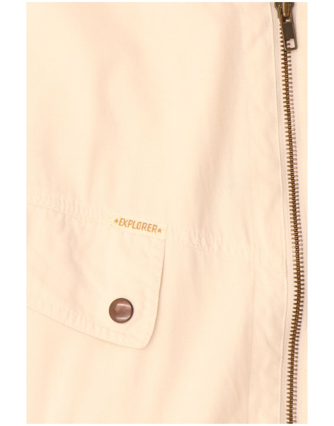 Gilet pentru bărbați Explorer, UK 38, mediu alb, bumbac