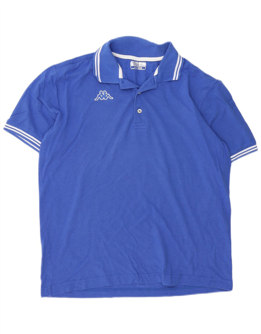 Cămașă polo pentru bărbați Kappa XL Bumbac albastru