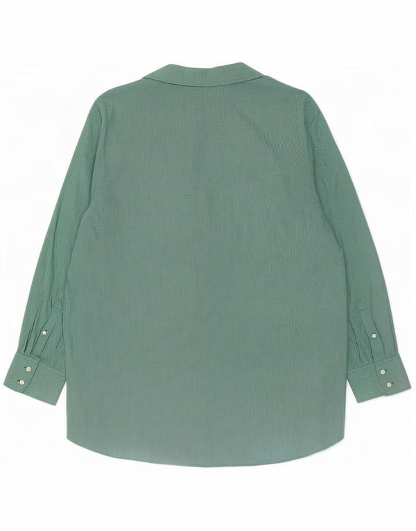 Cămașă pentru bărbați Tommy Hilfiger Mărimea 17 1/2 mare din bumbac vichy verde