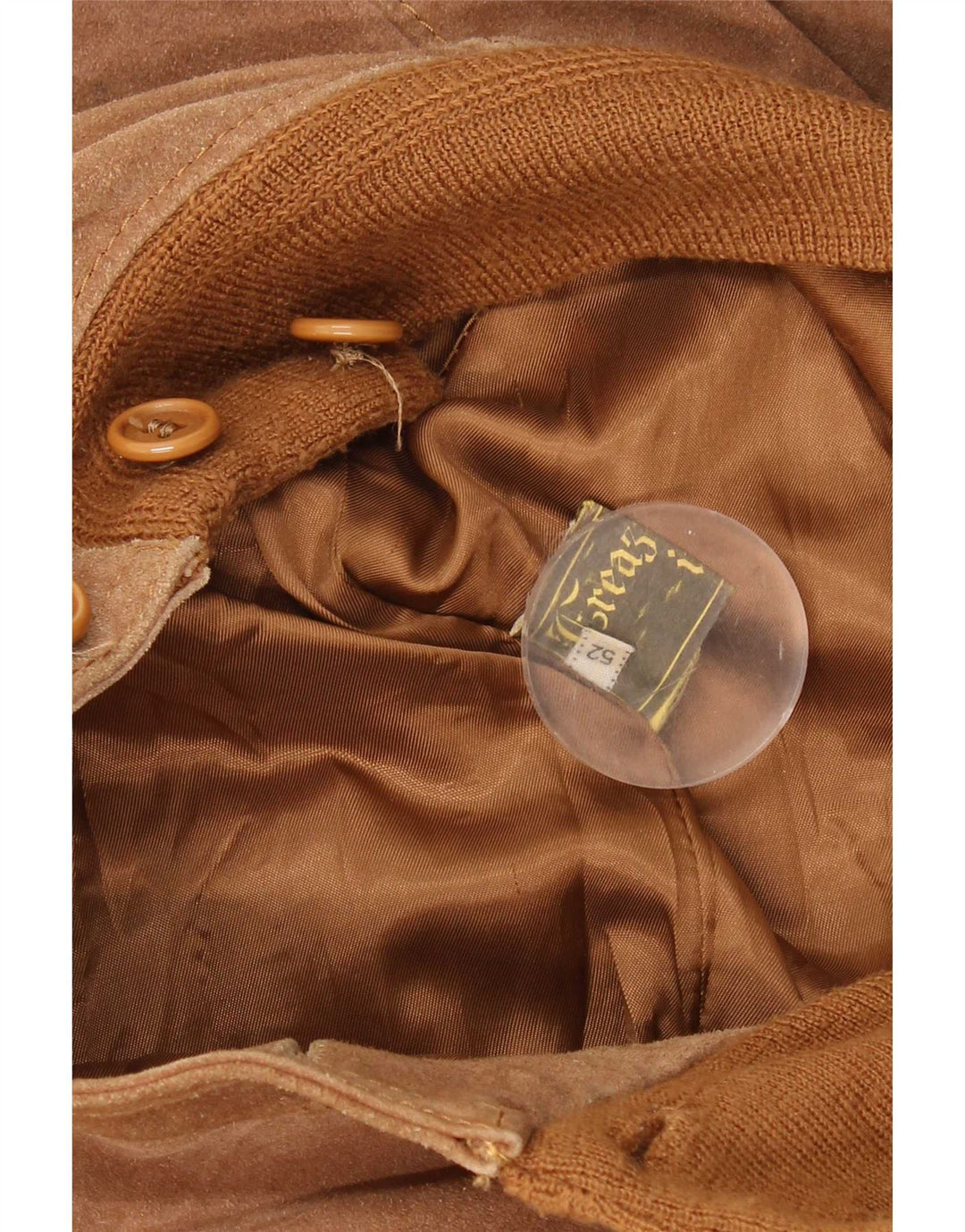 Jachetă Bomber Vintage pentru bărbați din piele intoarsa IT 52 XL din piele maro