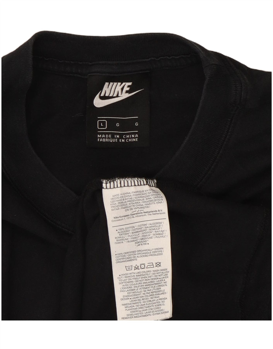 Tricou pentru bărbați Nike Top mare, negru, bumbac