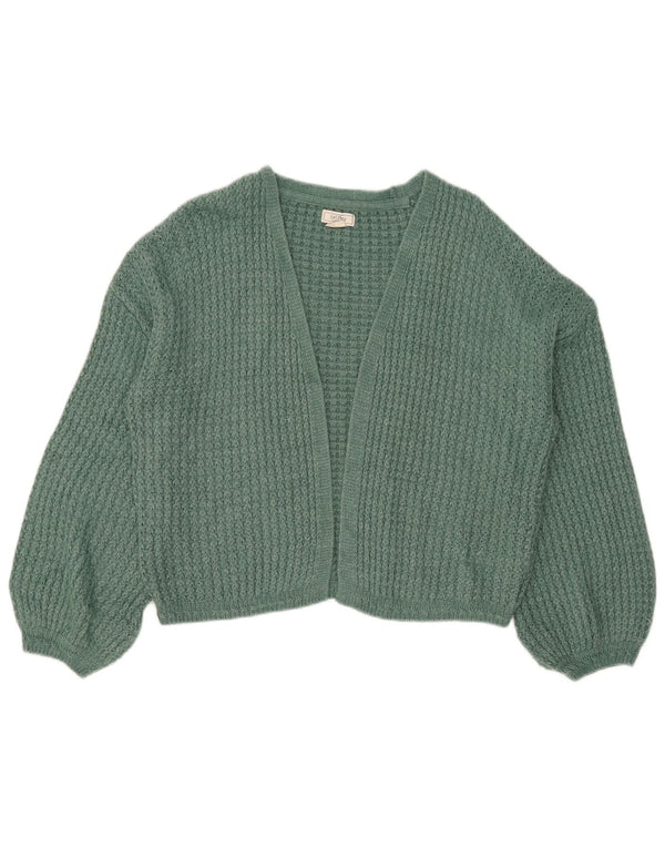 Pulover cardigan deschis supradimensionat pentru femei Fat Face UK 12 verde mediu