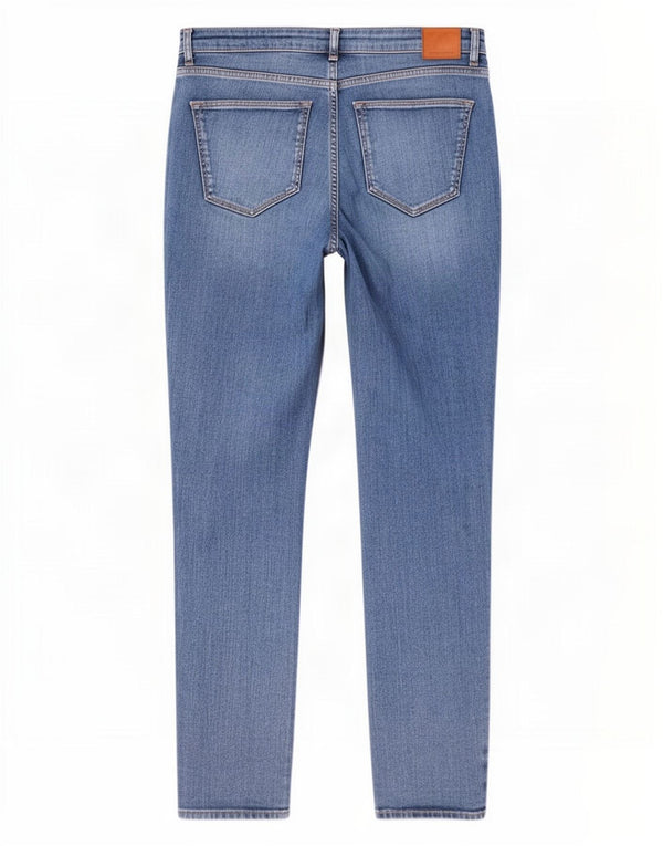 Massimo Dutti Blugi skinny pentru femei cu talie medie EU 38 Mici W28 L28 Bumbac albastru