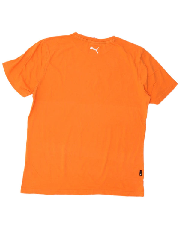 Tricou grafic Puma pentru bărbați Top mare bumbac portocaliu