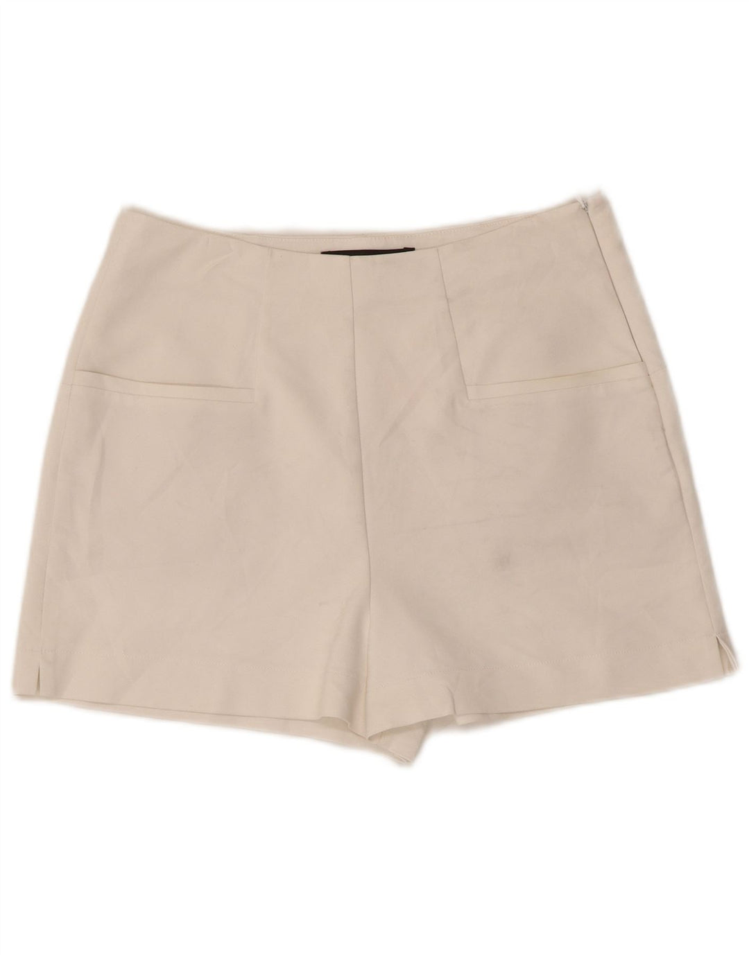 Pantaloni scurți casual pentru femei Zara Medium W28 White
