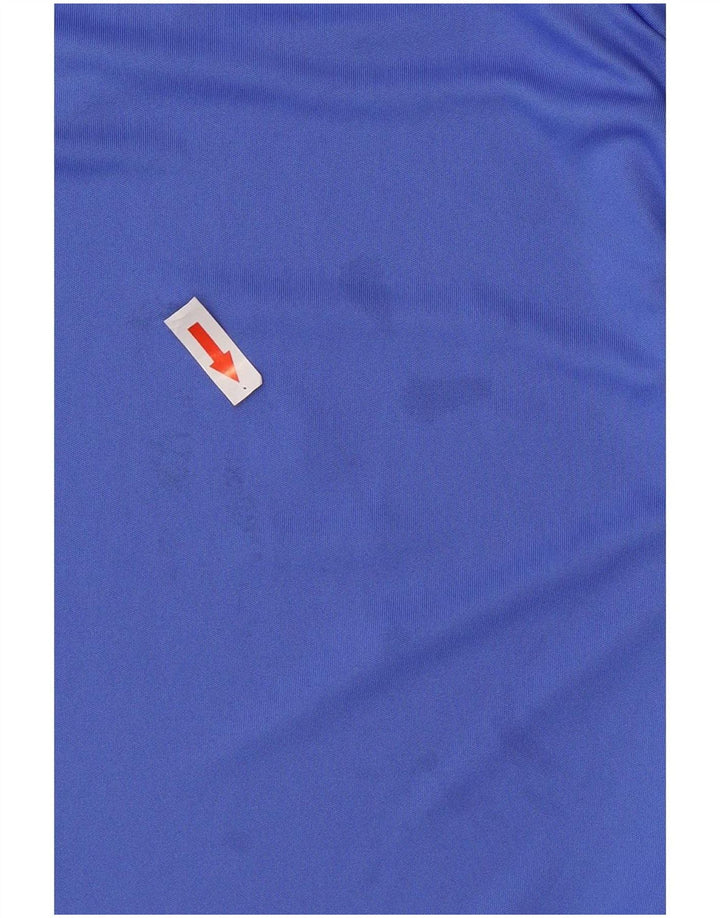 Tricou grafic Nike Dri Fit pentru bărbați Top mare, albastru, poliester
