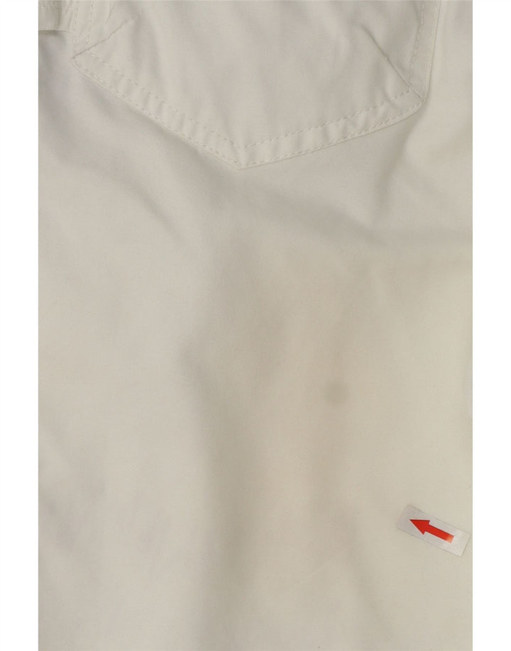 Pantaloni scurți chino pentru bărbați ELLESSE IT 48 Medium W32 Bumbac alb
