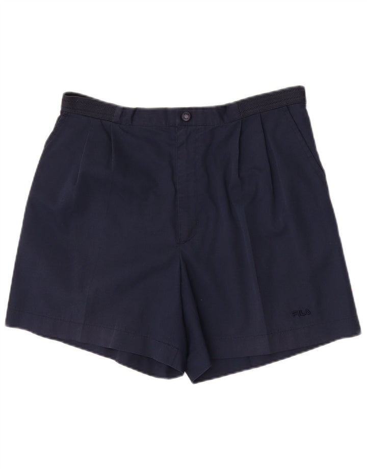 Pantaloni scurți chino pentru bărbați Fila Pegged IT 48 Medium W32 Poliester bleumarin