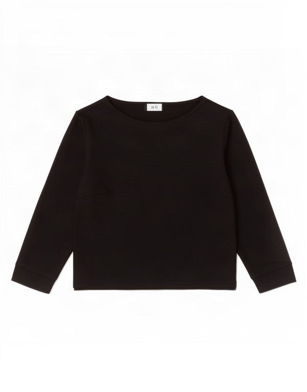 Top crop cu autograf pentru femei Marks & Spencer, cu mâneci 3/4 UK 8, mic, negru