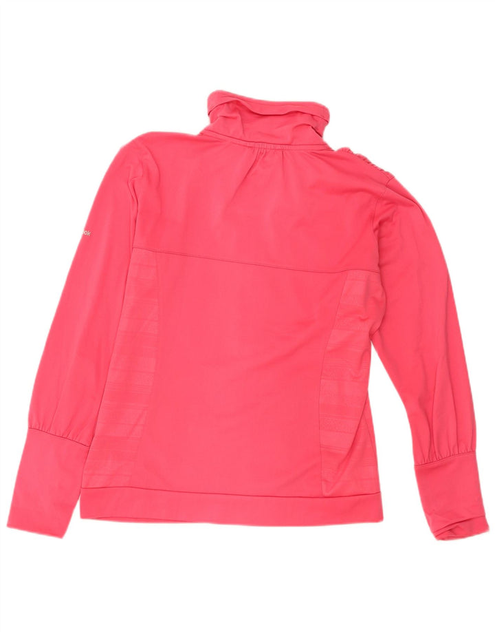 Jachetă de trening pentru femei Reebok UK 14 Poliester cu dungi roz mediu