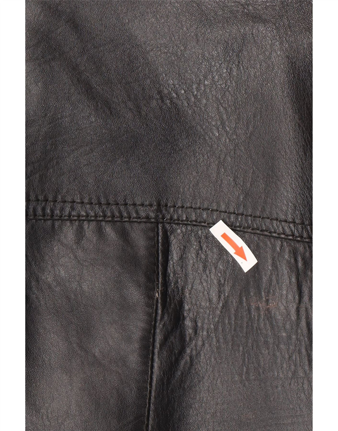 Jachetă de piele vintage pentru bărbați UK 40 Large Black