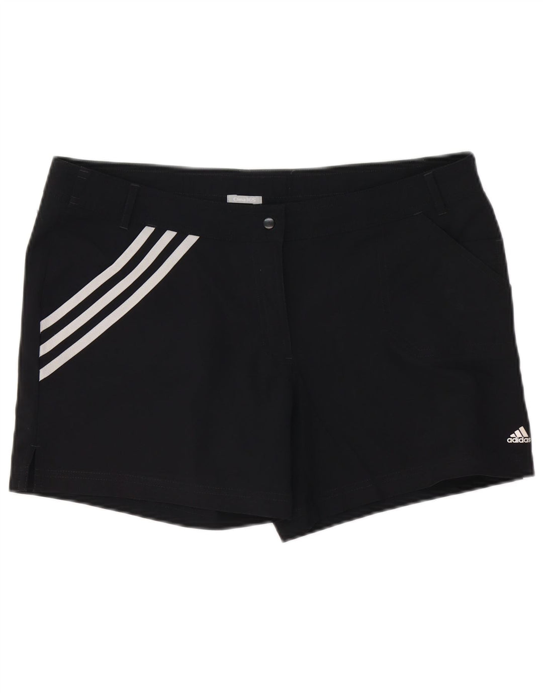 Pantaloni scurți chino ADIDAS Clima 365 pentru femei UK 16 Large W38 Poliester negru