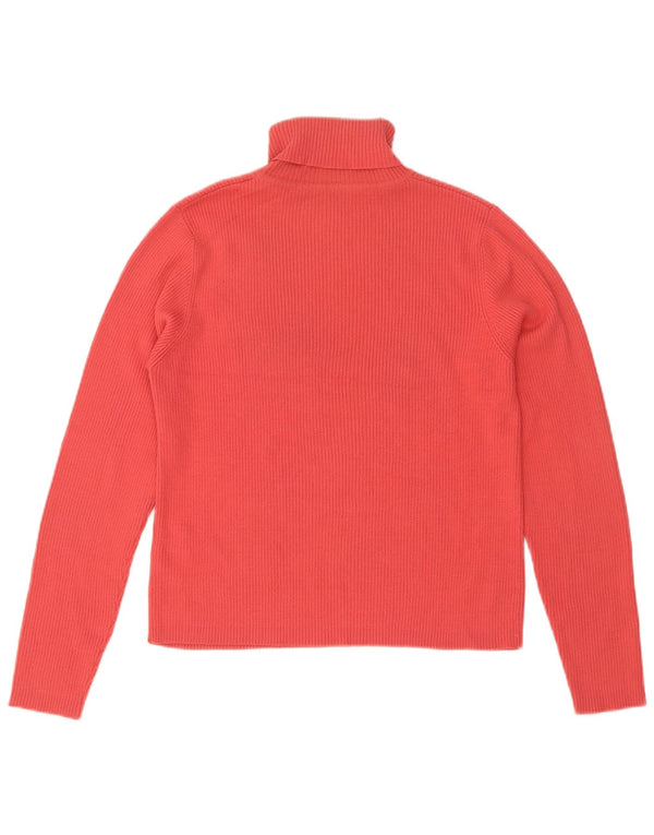 Pulover de damă Marks & Spencer Crop cu gât rulat, roșu mediu, UK 14
