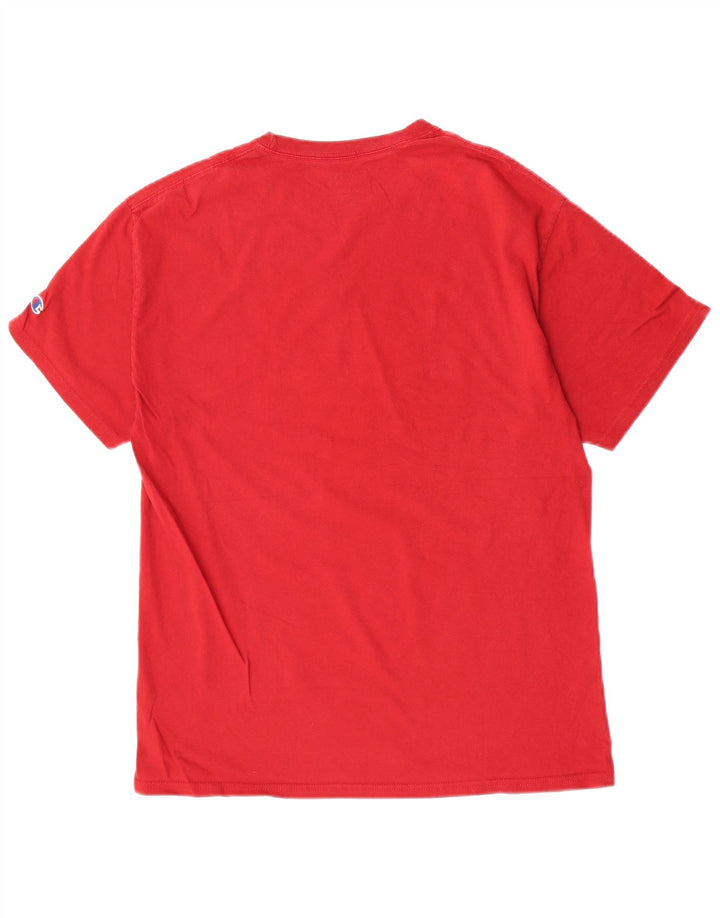 Tricou grafic pentru bărbați Champion Top mare din bumbac roșu
