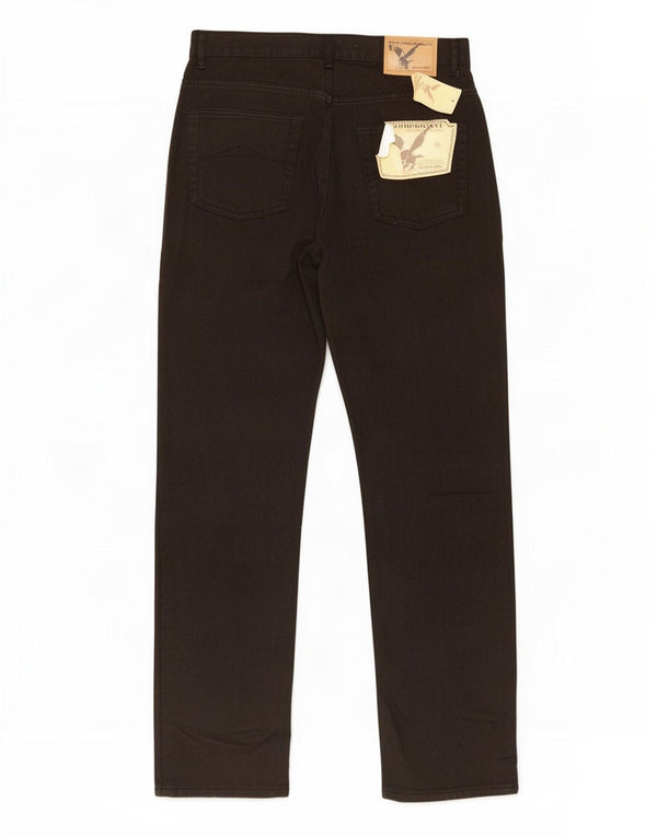 Blugi drepți vintage pentru bărbați IT 50 Large W32 L33 Bumbac negru