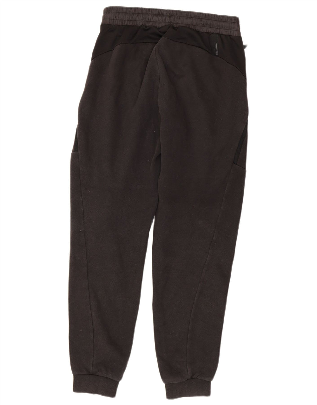 PUMA Mens Tracksuit Trousers Joggers Small Black Cotton
