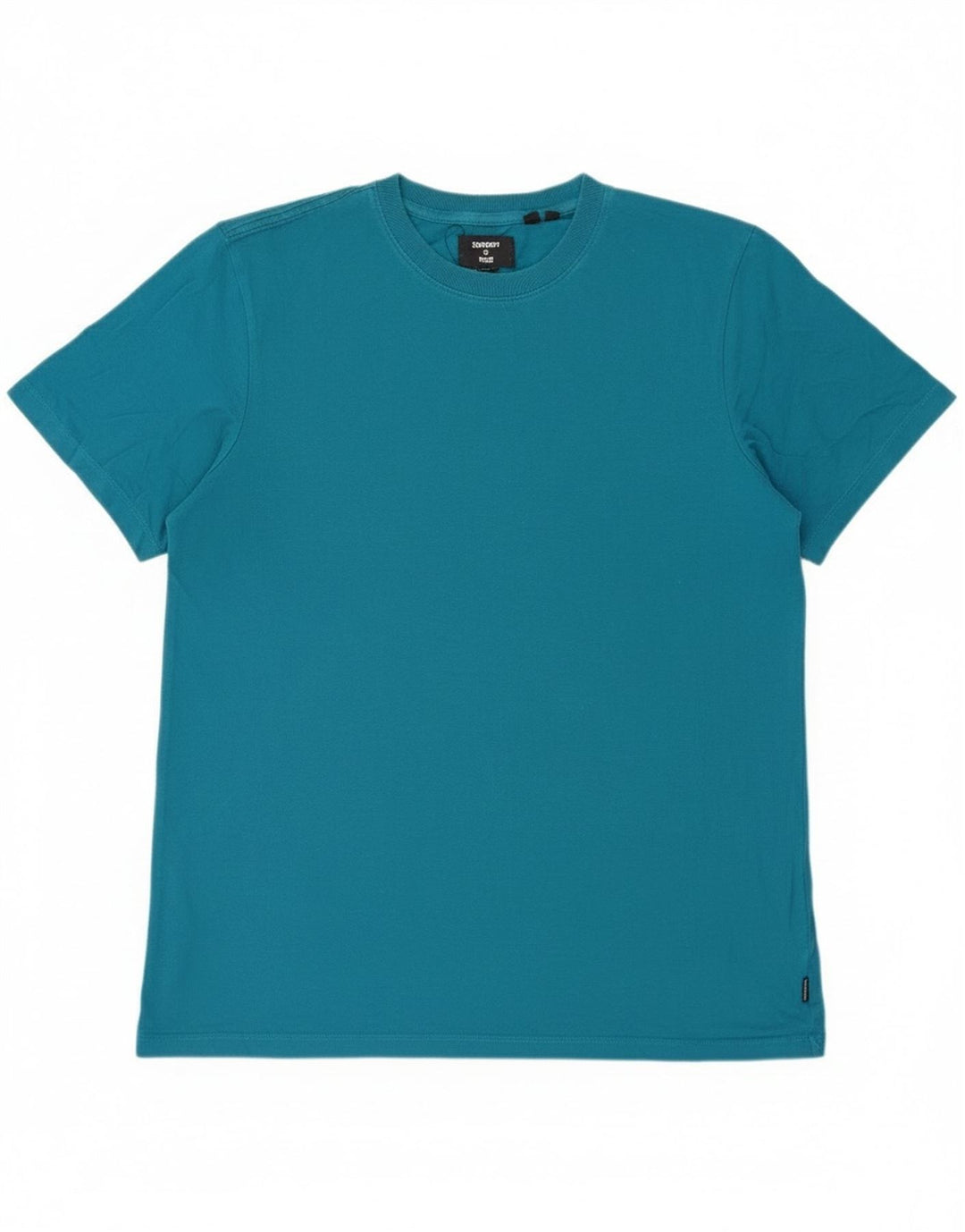 Tricou Superdry pentru femei Top mare din bumbac albastru