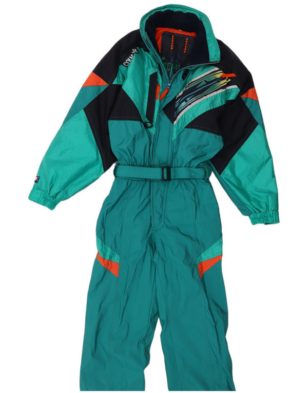 Salopetă de schi pentru bărbați Colmar, cu glugă, IT 52 XL, verde, poliamidă color bloc