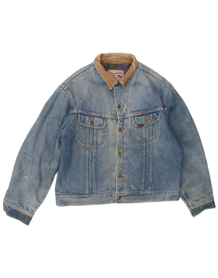 Jachetă de blugi pentru bărbați Lee UK 40 Large Blue