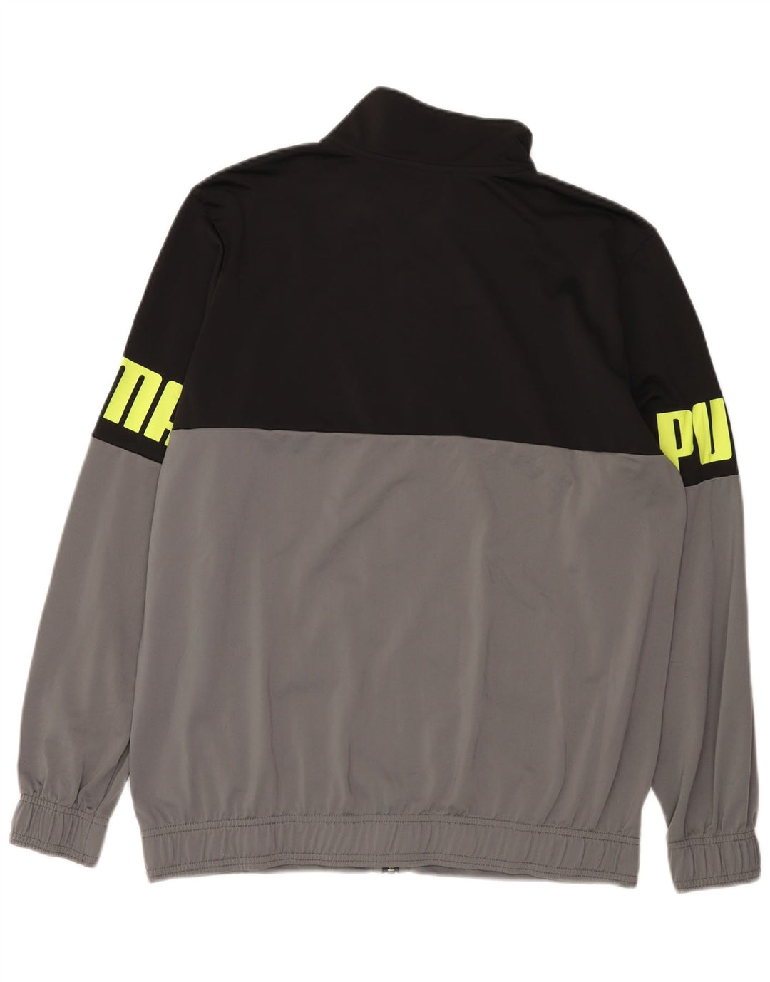 Trening complet grafic PUMA pentru bărbați, mare, negru, poliester color bloc