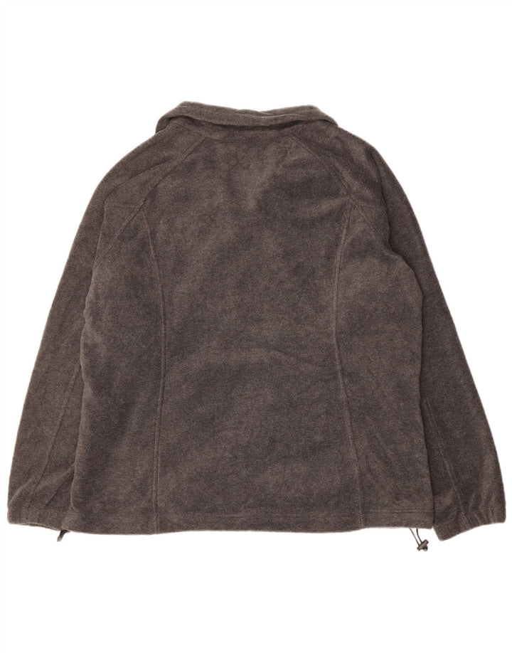 COLUMBIA Womens Fleece Jacket UK 18 XL Grey Polyester