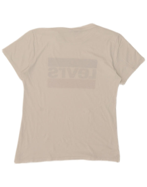 Tricou grafic Levi's pentru femei Top UK 14 Medium White