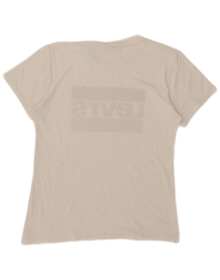Tricou grafic Levi's pentru femei Top UK 14 Medium White