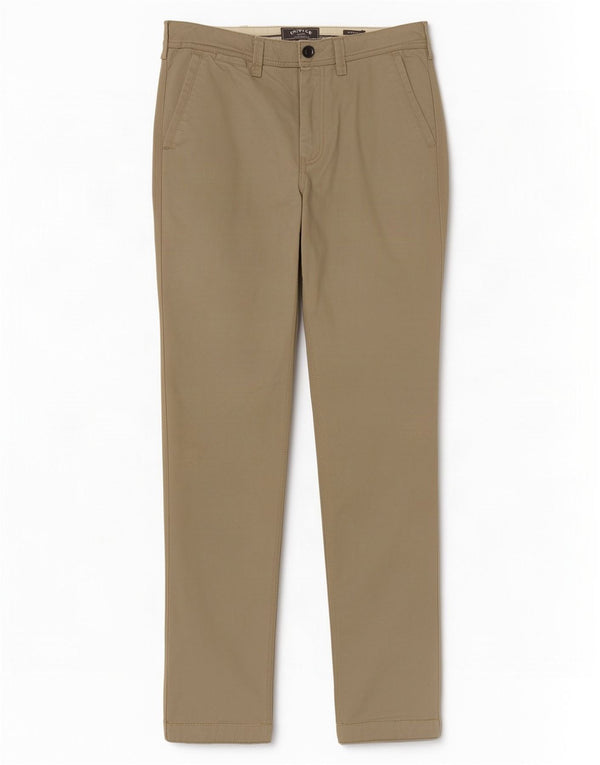 Pantaloni Chino Drepți, Fat Face, pentru bărbați, L34 L34, bej, bumbac