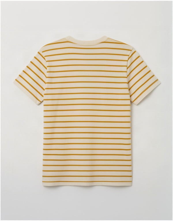 Top pentru femei Joules cu mânecă lungă UK 18 XL, bumbac cu dungi albe