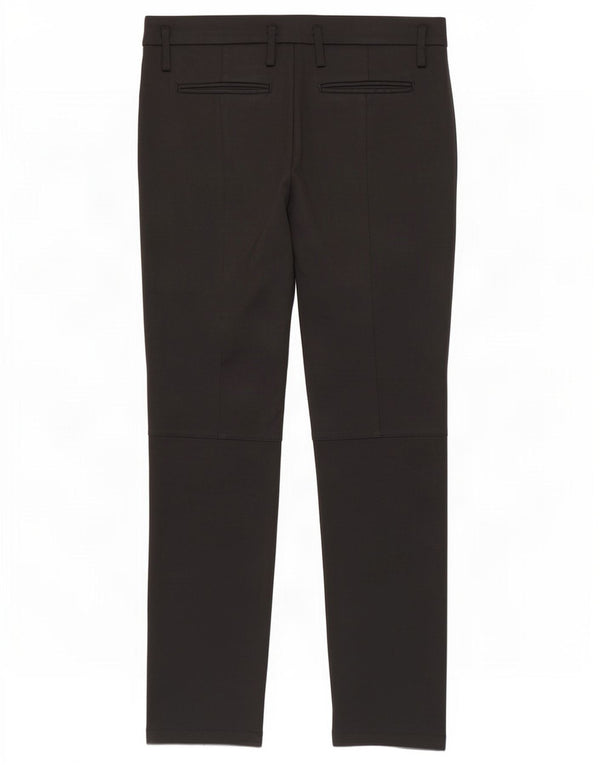Pantaloni casual drepti Pinko pentru femei UK 12 Medium W32 L28 Negru