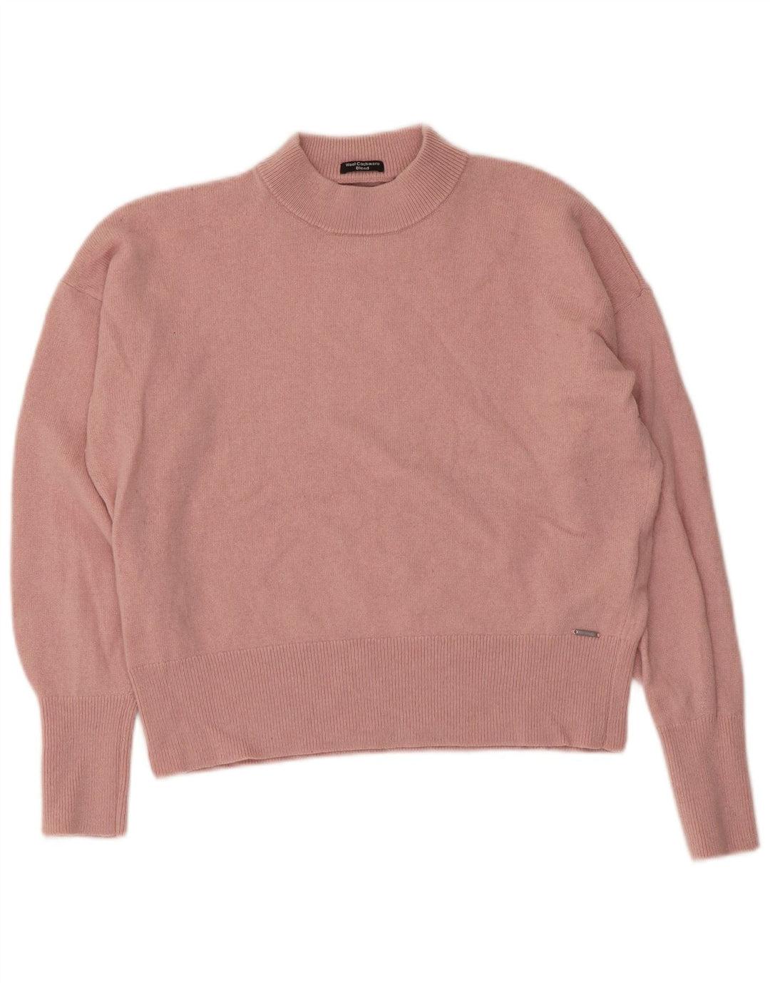 Pulover cu gât țestoasă supradimensionat Superdry pentru femei UK 8 Small Pink