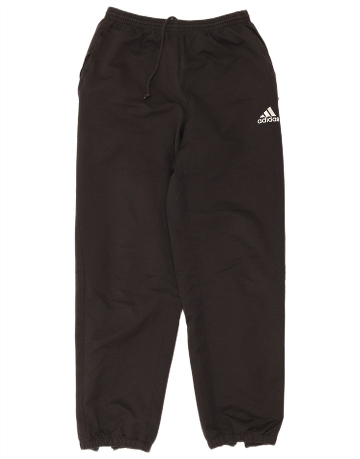 Pantaloni de trening Adidas baieti 15-16 ani poliester negru