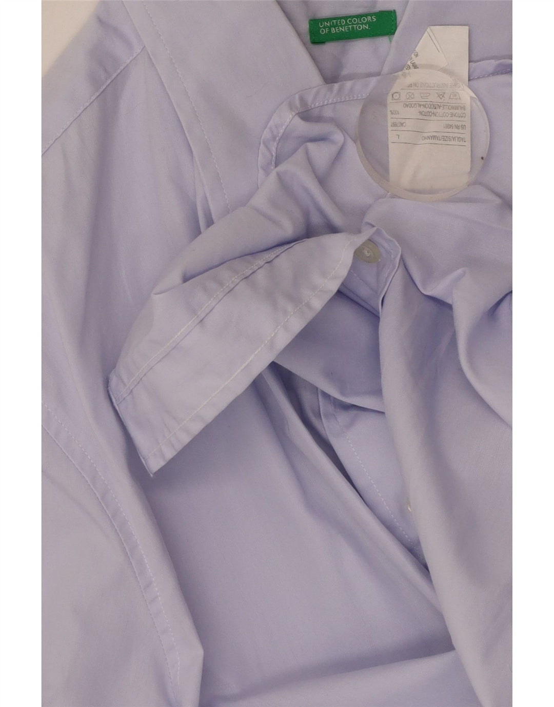 Cămașă pentru bărbați BENETTON mare violet din bumbac