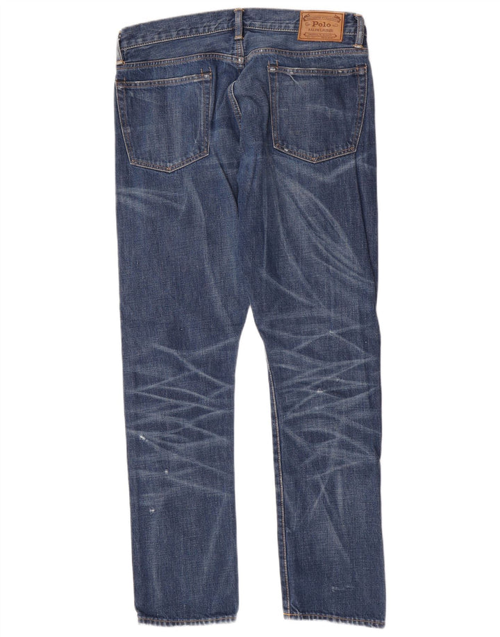 Blugi drepti pentru bărbați Polo Ralph Lauren W33 L30 Bumbac albastru