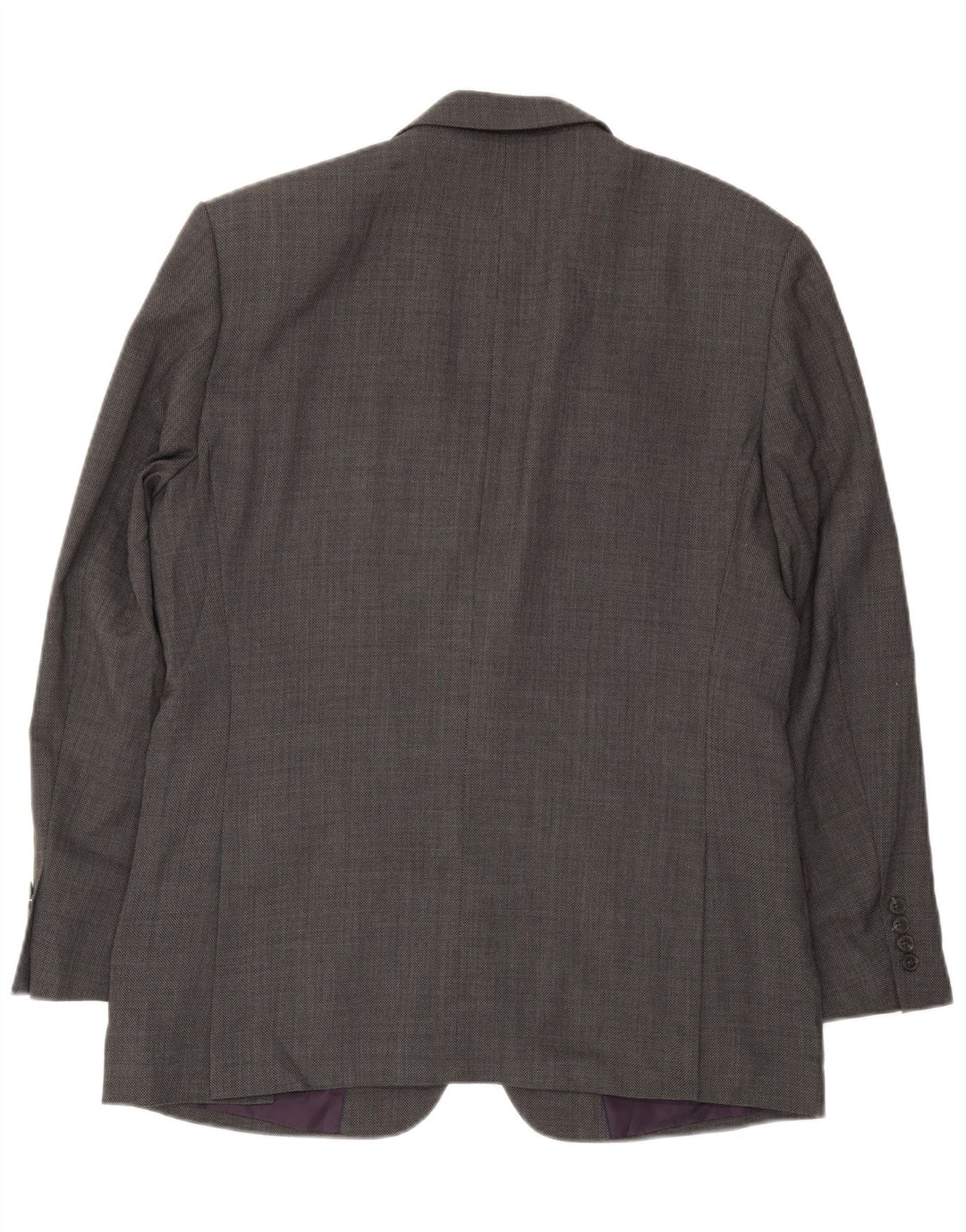 Jachetă pentru bărbați Marks & Spencer, cu 2 nasturi, cu ajustare normală, UK 42, mare, gri