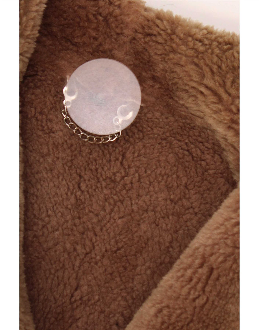 Jachetă vintage pentru femei din shearling UK 14 maro mediu